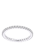 Mogul 9ct White Gold Diamond Full Eternity Ring