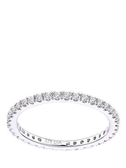 Mogul 9ct White Gold Diamond Full Eternity Ring, White Gold