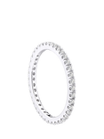 Mogul 9ct White Gold Diamond Full Eternity Ring