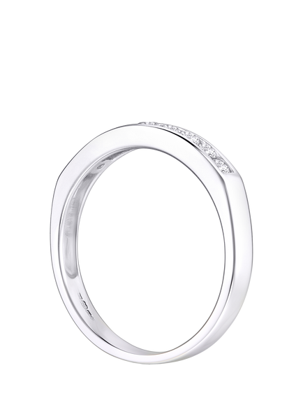 Mogul 9ct White Gold Diamond Eternity Ring - view 2, White Gold