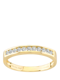 Mogul 9ct Yellow Gold and Diamond Eternity Ring, 0.33ct
