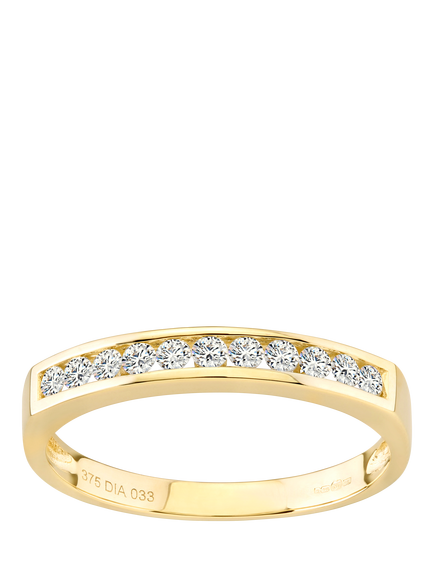 Mogul 9ct Yellow Gold and Diamond Eternity Ring, 0.33ct, Yellow Gold