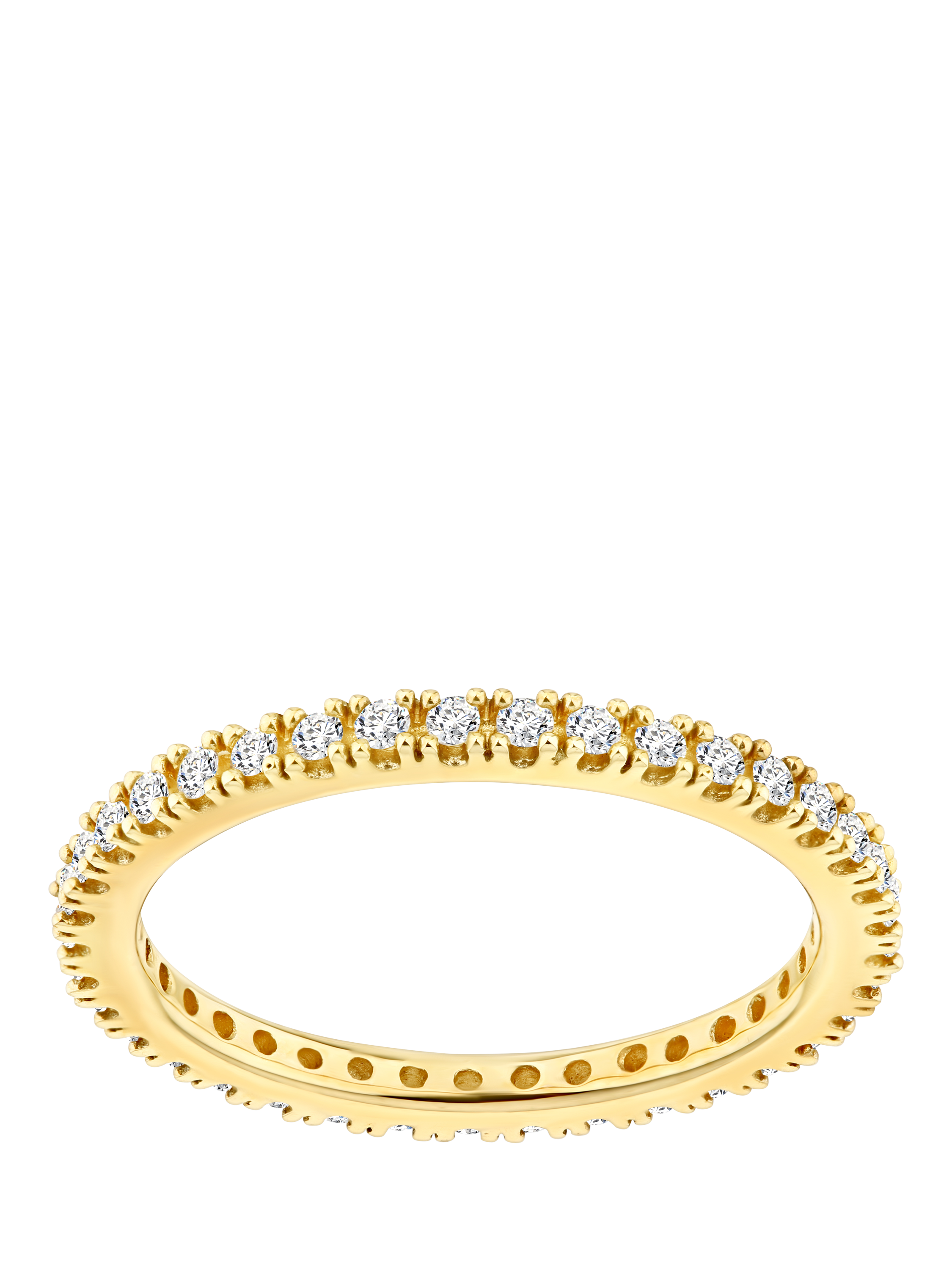 Product image 1 of 4, which shows Mogul 9ct Yellow Gold and Diamond Full Eternity Ring, J