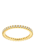 Mogul 9ct Yellow Gold and Diamond Full Eternity Ring