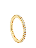 Mogul 9ct Yellow Gold and Diamond Full Eternity Ring