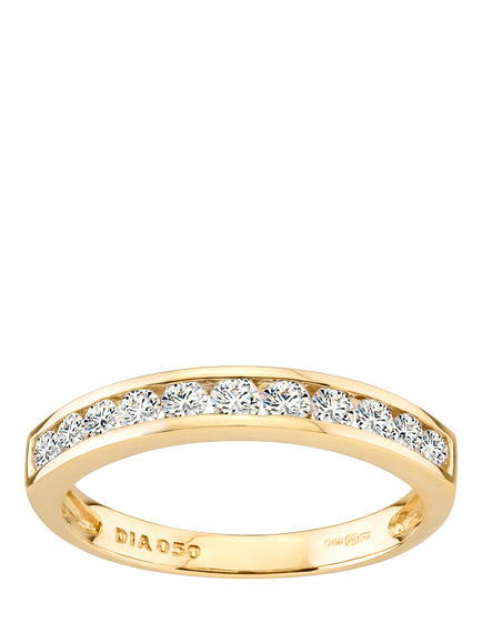 Mogul 9ct Yellow Gold and Diamond Eternity Ring, 0.50ct, Yellow Gold
