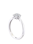 Mogul 9ct White Gold Cluster Diamond Ring