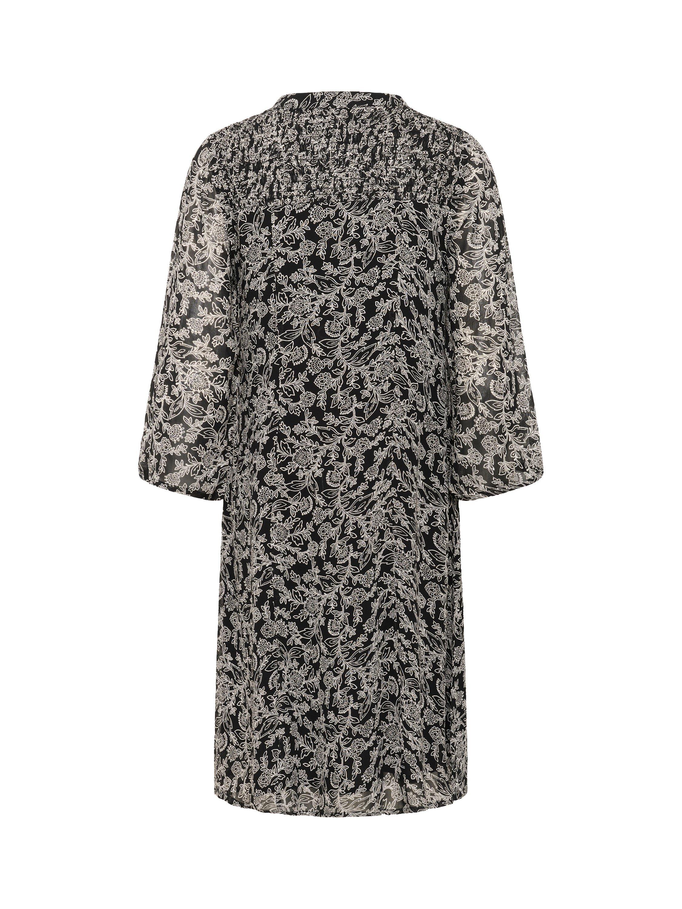 Product image 6 of 6, which shows Part Two Elka Leaves Dress, Black/Multi, 8