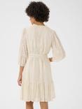 Part Two Tannie Abstract Metallic Dress, Silver