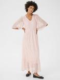 Part Two Terja Abstract Metallic Dress, Pink/Silver