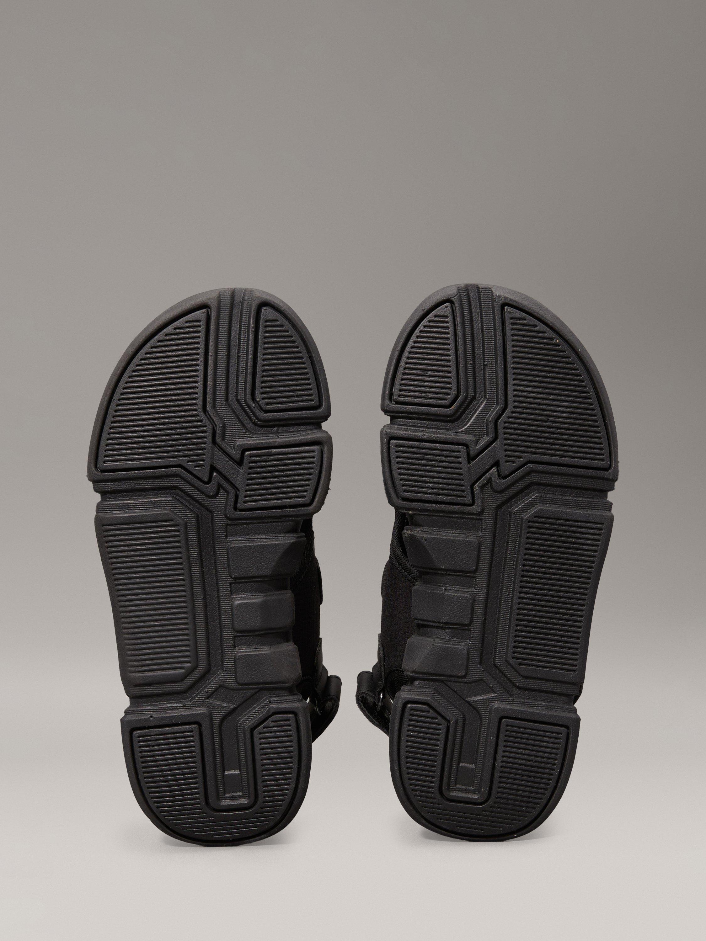 Product image 6 of 7, which shows Calvin Klein Kids' Open Toe Velcro Sandals, Black, EU30