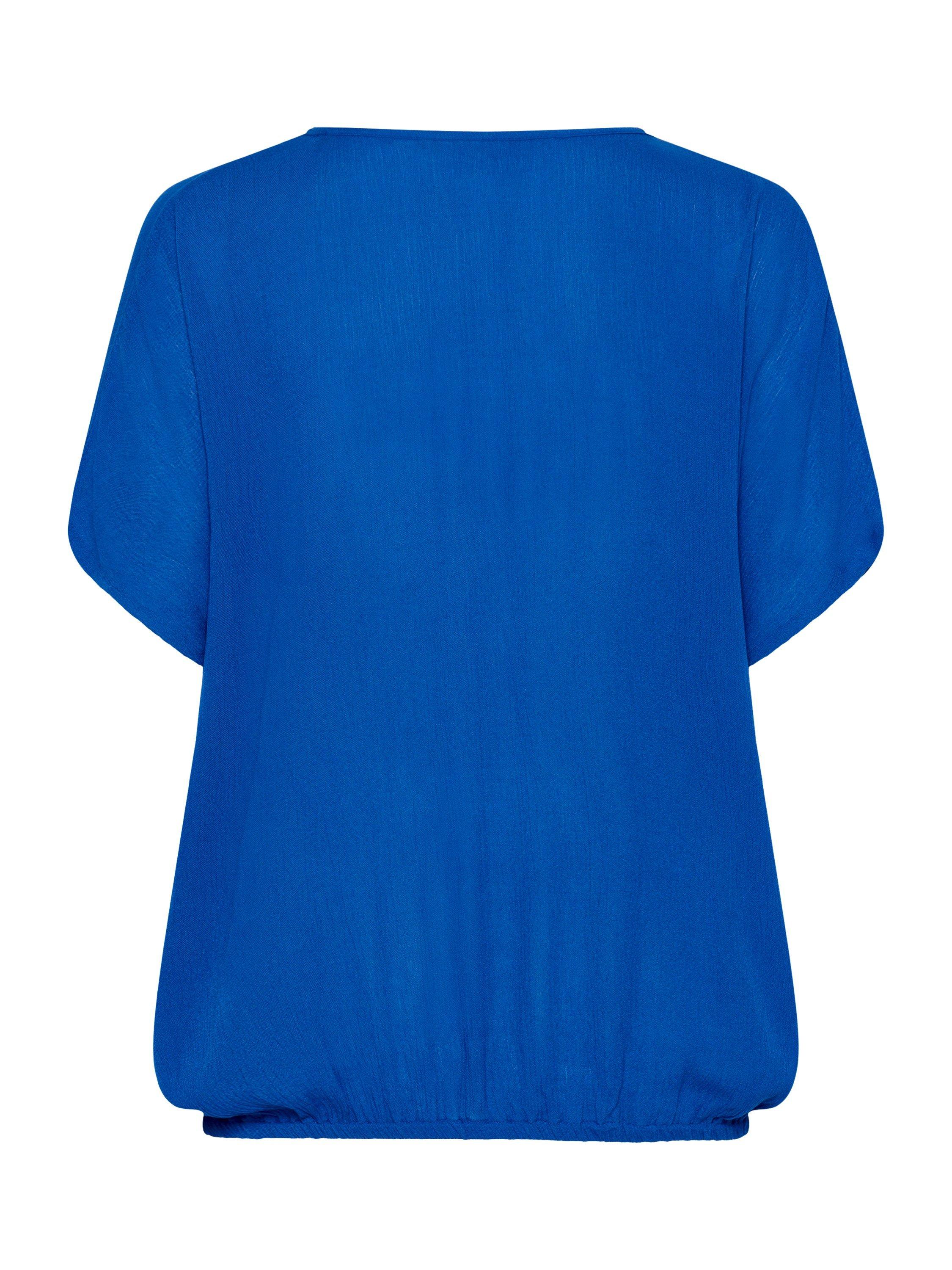 Product image 6 of 6, which shows KAFFE KAamber Stanley Short Sleeve Blouse, Surf The Web, 8