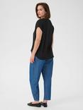 KAFFE KAanja V-Neck Short Sleeve Blouse
