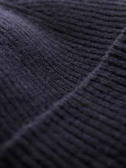 Celtic & Co. Lambswool Rib Beenie, Navy - view 2, Navy