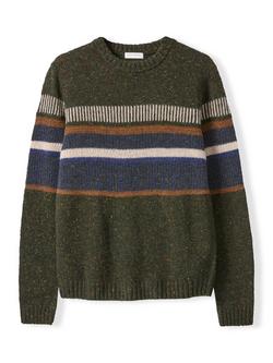 Celtic & Co. Donegal Jumper, Olive - view 2, Olive
