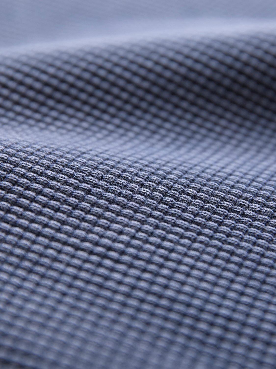 Product image 2 of 3, which shows Celtic & Co. Waffle Stitch Cotton Sweatshirt, Washed Navy, S