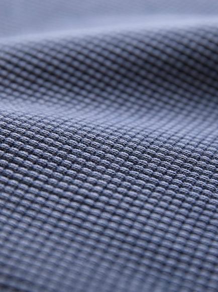 Celtic & Co. Waffle Stitch Cotton Sweatshirt, Washed Navy - view 2, Washed Navy