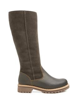 Celtic & Co. Waterproof Sheepskin Tall Boots, Olive, Olive