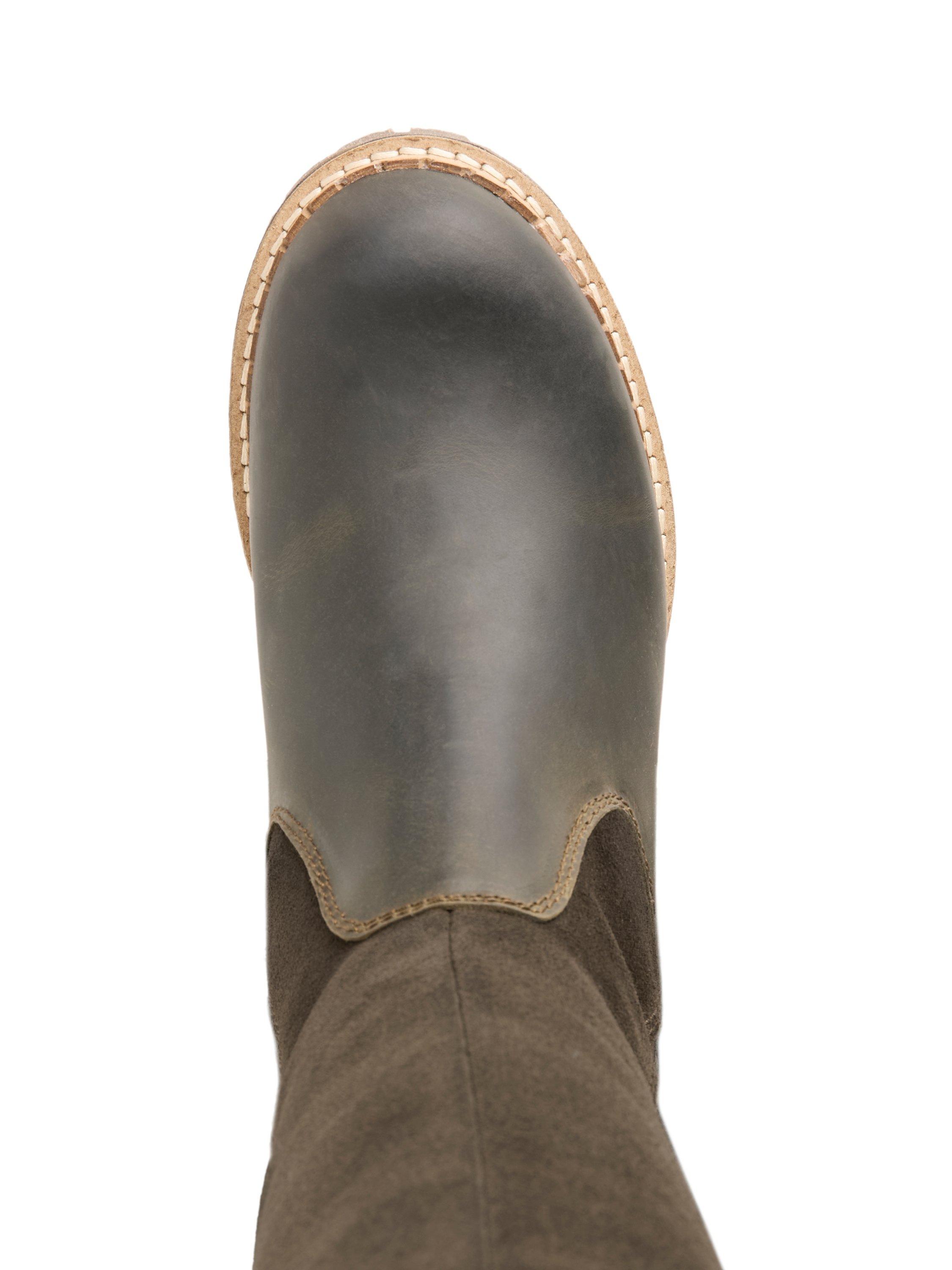 Product image 6 of 7, which shows Celtic & Co. Waterproof Sheepskin Tall Boots, Olive, EU36