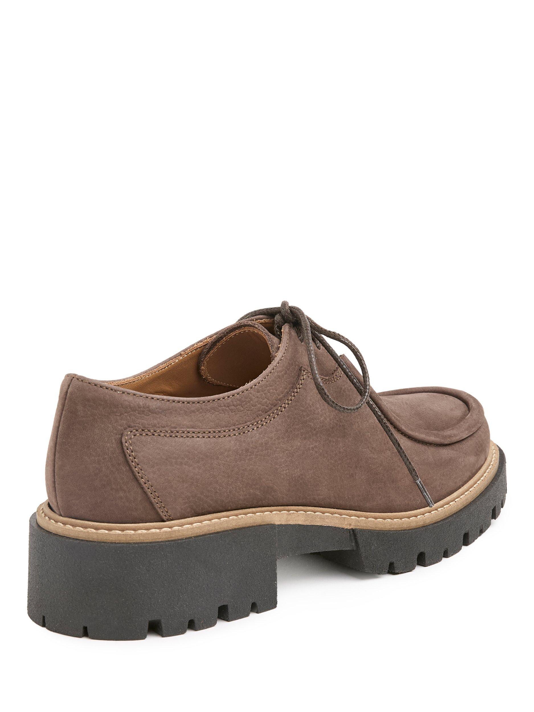 Product image 3 of 6, which shows Celtic & Co. Leather Chunky Lace Up Loafers, Tanners Brown, EU36