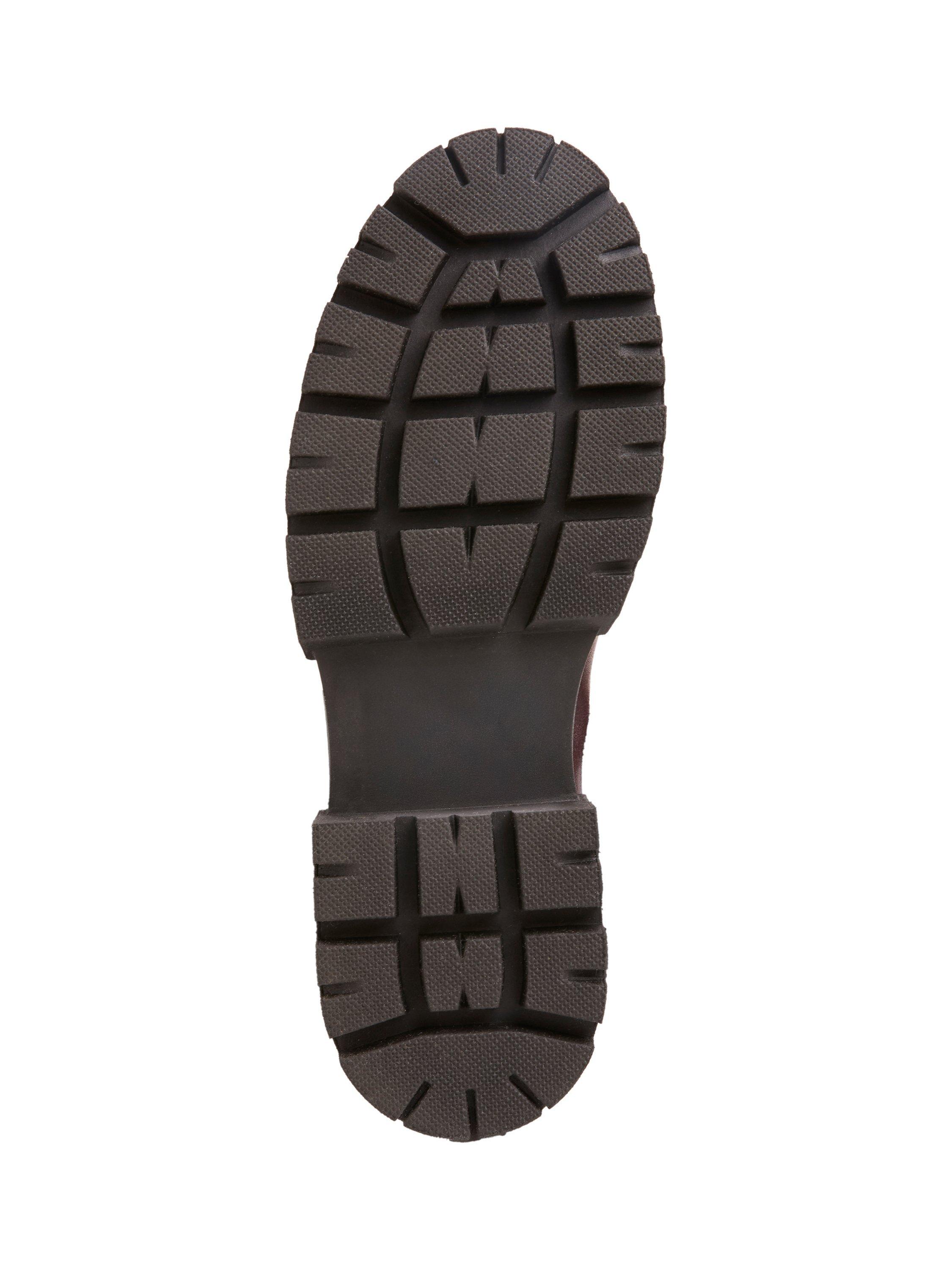 Product image 7 of 7, which shows Celtic & Co. Leather Chunky T-Bar Loafers, Oxblood, EU36