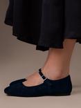 Celtic & Co. Leather Mary Janes, Dark Navy