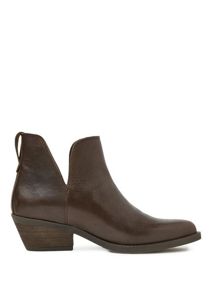 Celtic & Co. Split Detail Ankle Boots, Chocolate, Chocolate