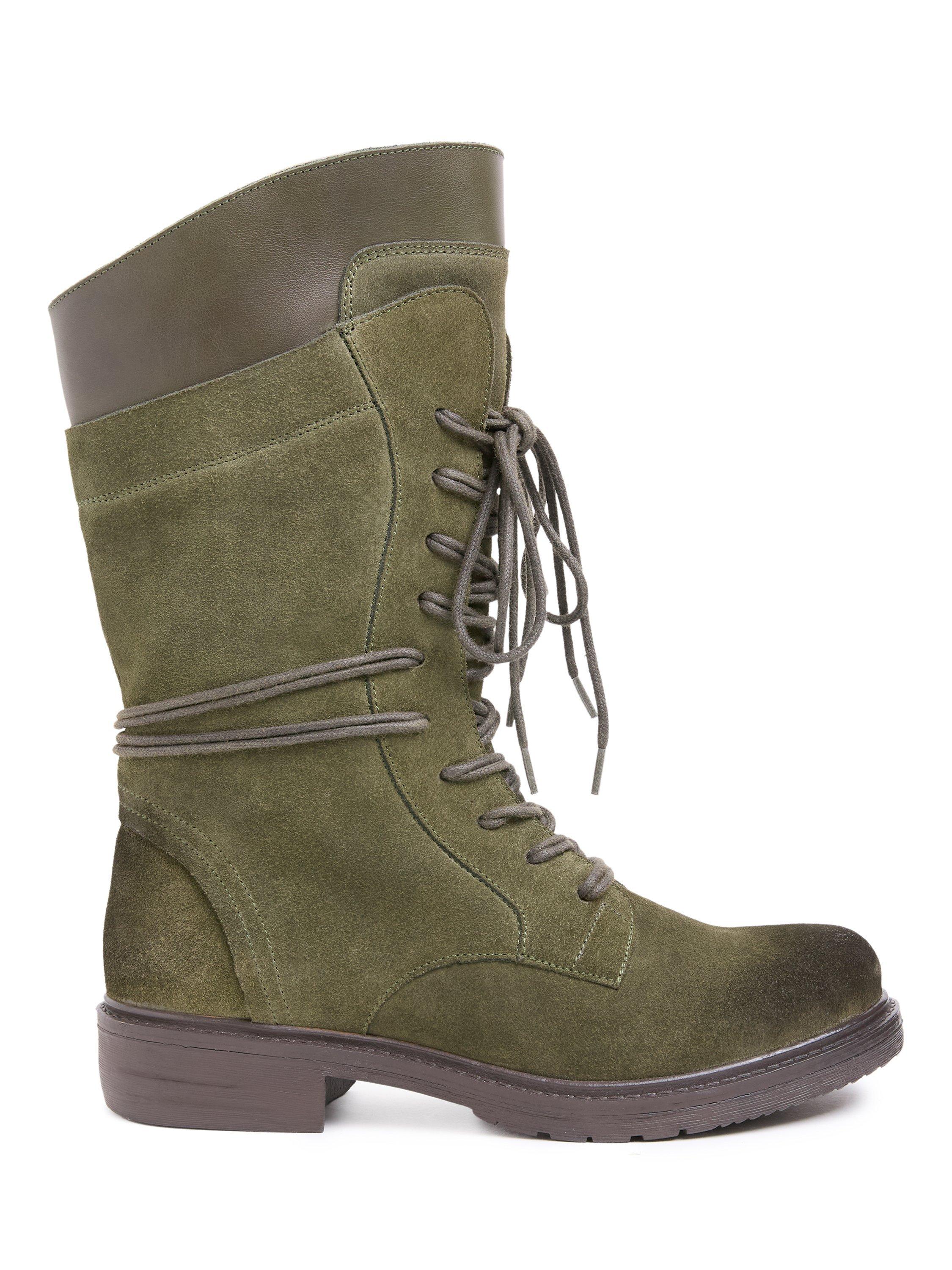 Product image 1 of 6, which shows Celtic & Co. Woodsman Boots, Khaki, EU36