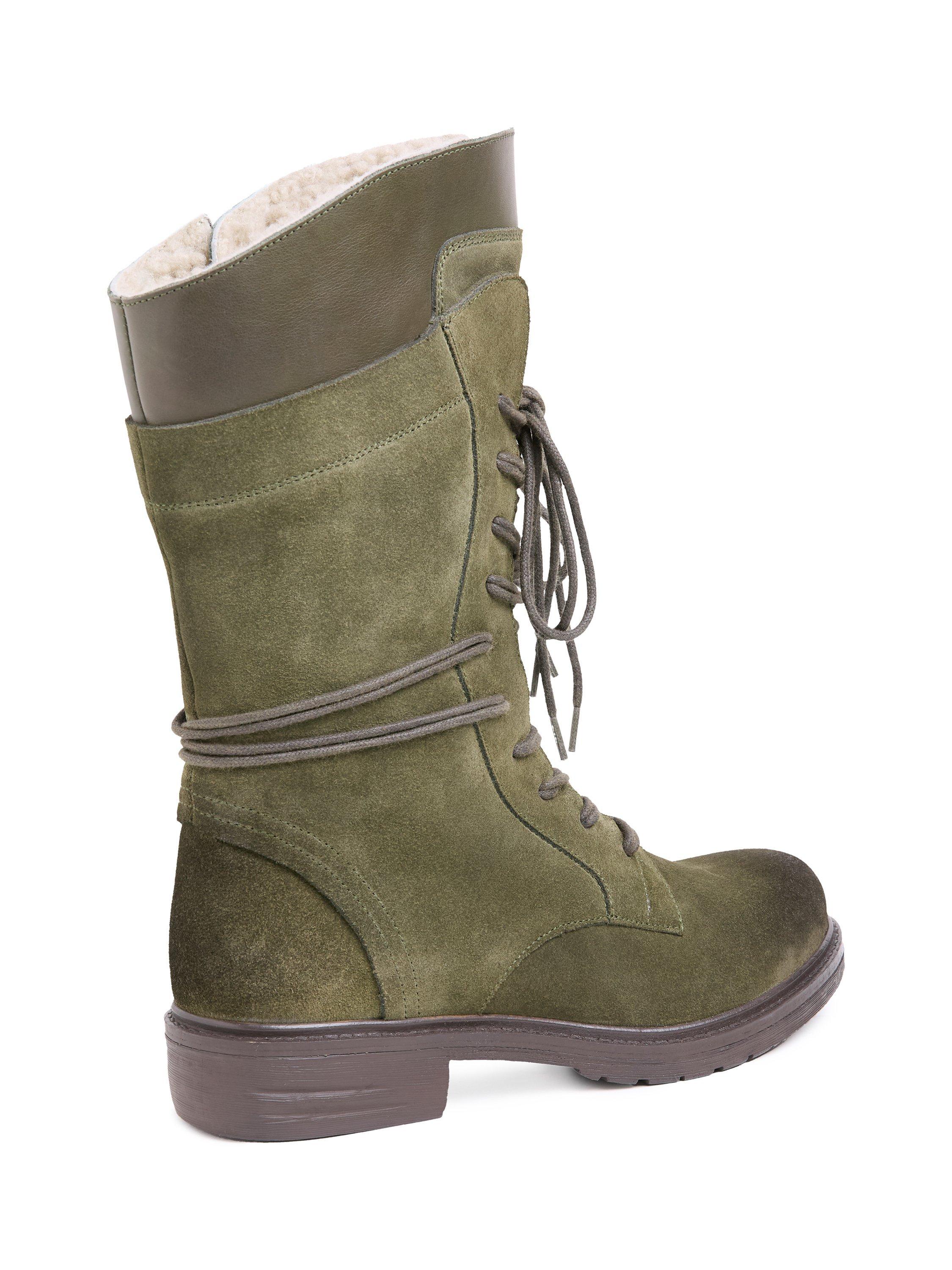 Product image 4 of 6, which shows Celtic & Co. Woodsman Boots, Khaki, EU36