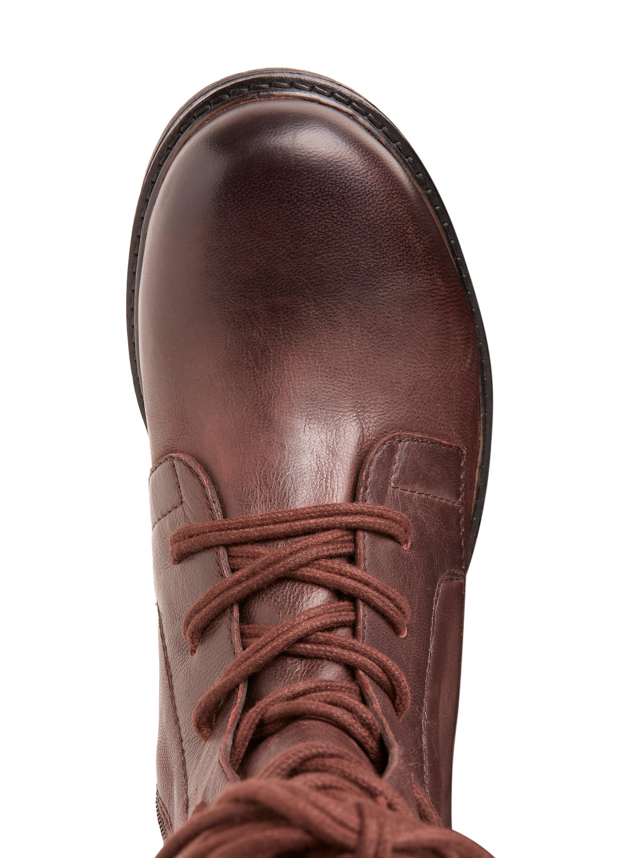Product image 5 of 6, which shows Celtic & Co. Leather Lace Up Derby Ankle Boots, Oxblood, EU36