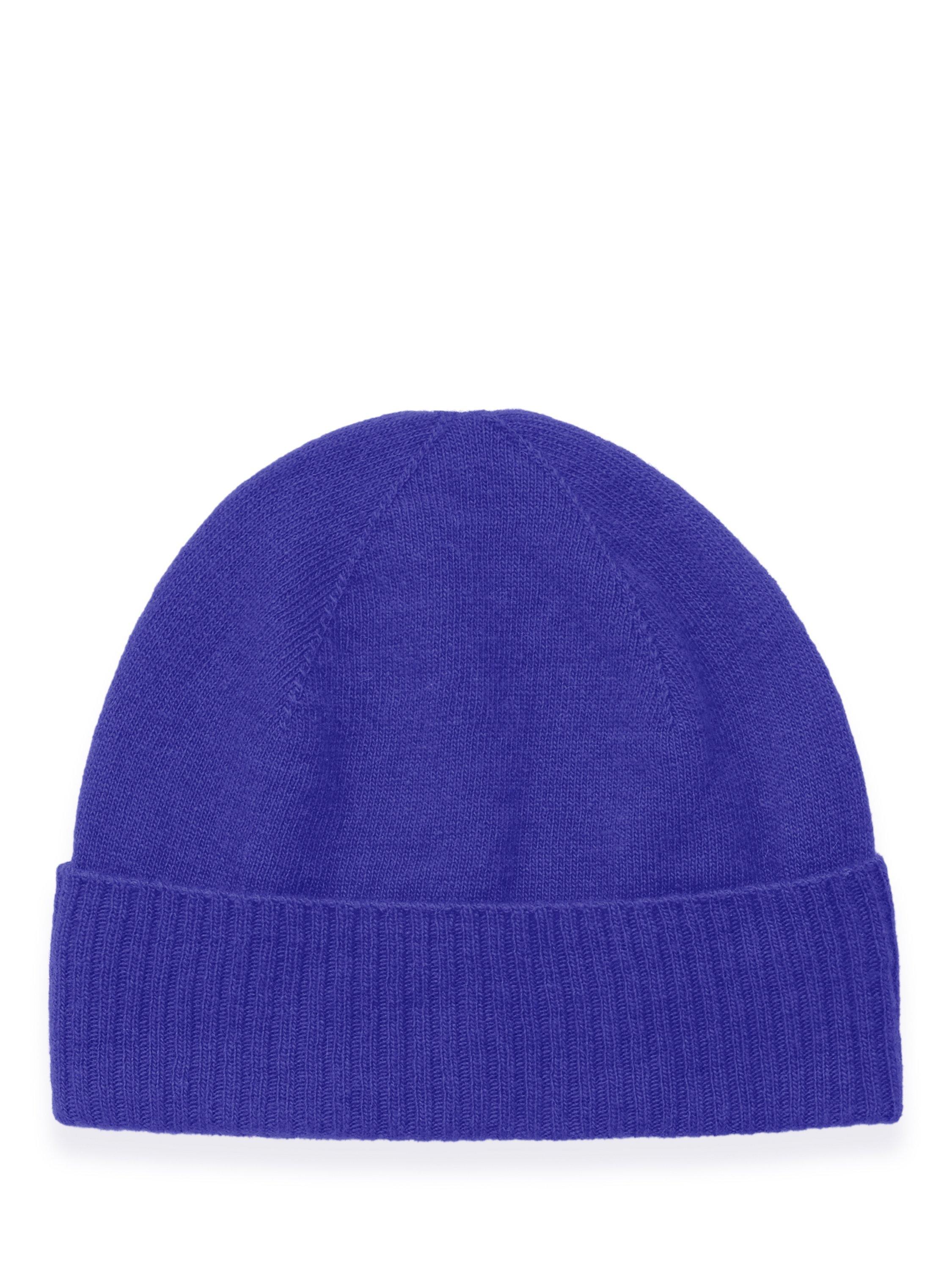 Product image 1 of 11, which shows Celtic & Co. Super Soft Pure Wool Beanie, Blue Ink, One Size