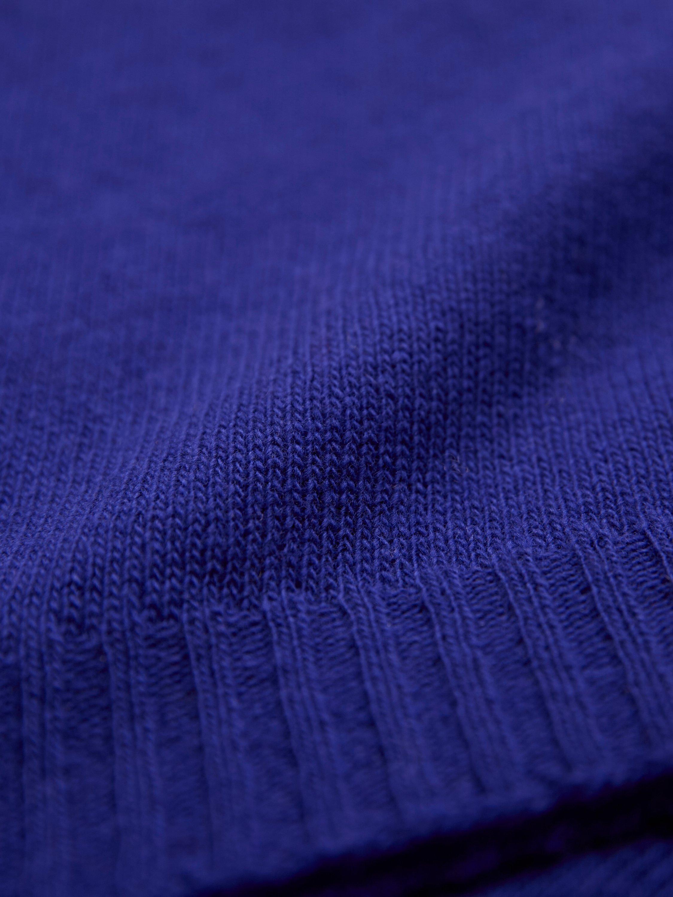 Product image 3 of 11, which shows Celtic & Co. Super Soft Pure Wool Beanie, Blue Ink, One Size