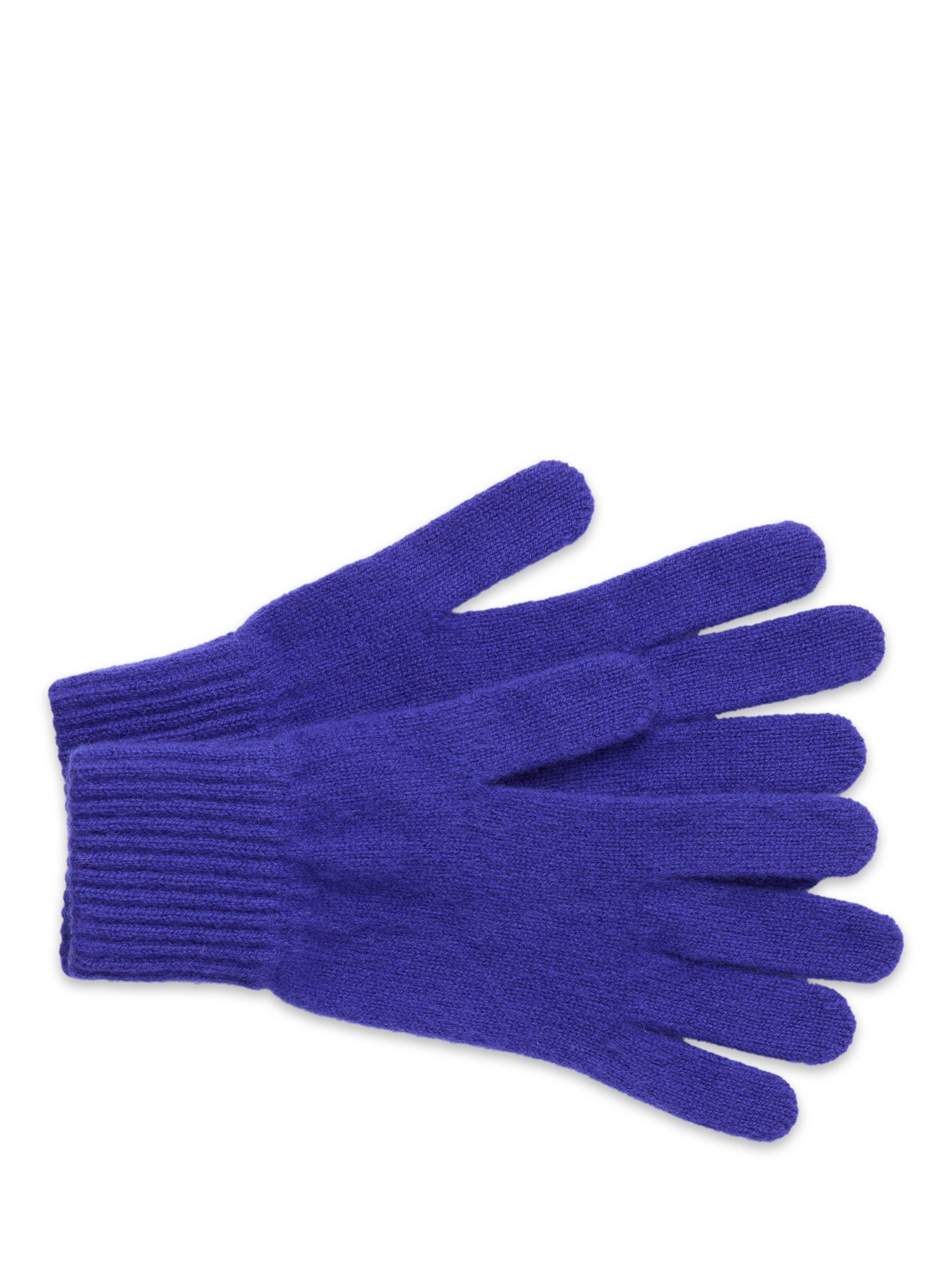 Product image 1 of 2, which shows Celtic & Co. Super Soft Pure Wool Gloves, Blue Ink, One Size
