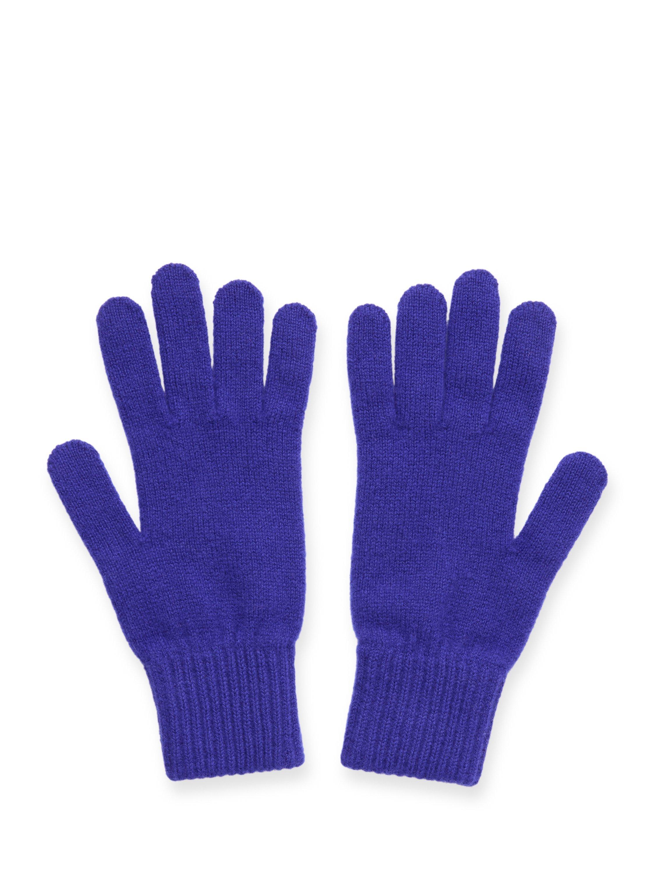 Product image 2 of 2, which shows Celtic & Co. Super Soft Pure Wool Gloves, Blue Ink, One Size