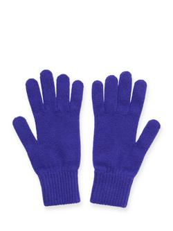 Celtic & Co. Super Soft Pure Wool Gloves, Blue Ink - view 2, Blue Ink