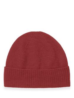Celtic & Co. Super Soft Pure Wool Beanie, Oxblood