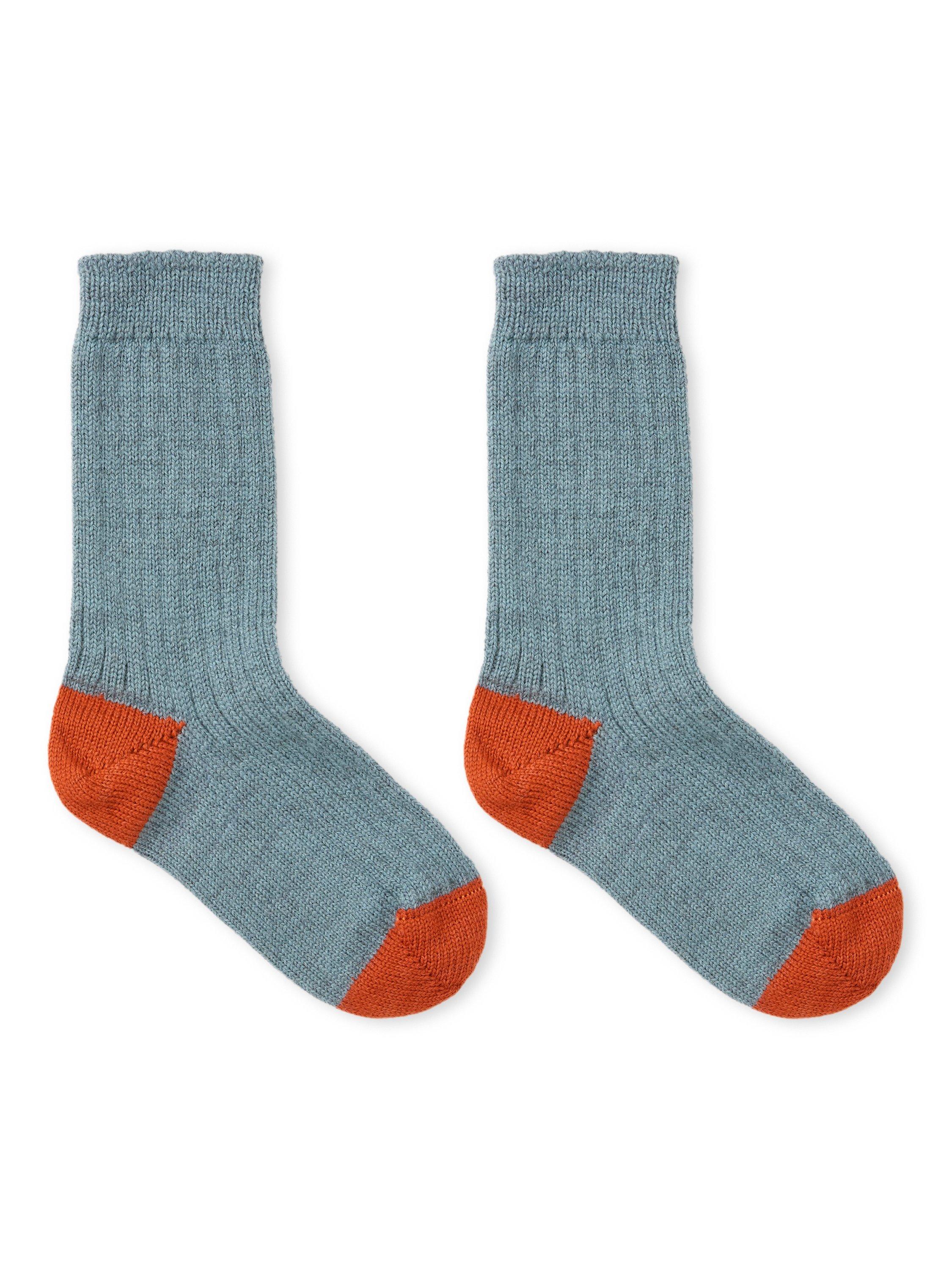 Product image 2 of 3, which shows Celtic & Co. Colour Block Pure Wool Socks, Icelandic, M