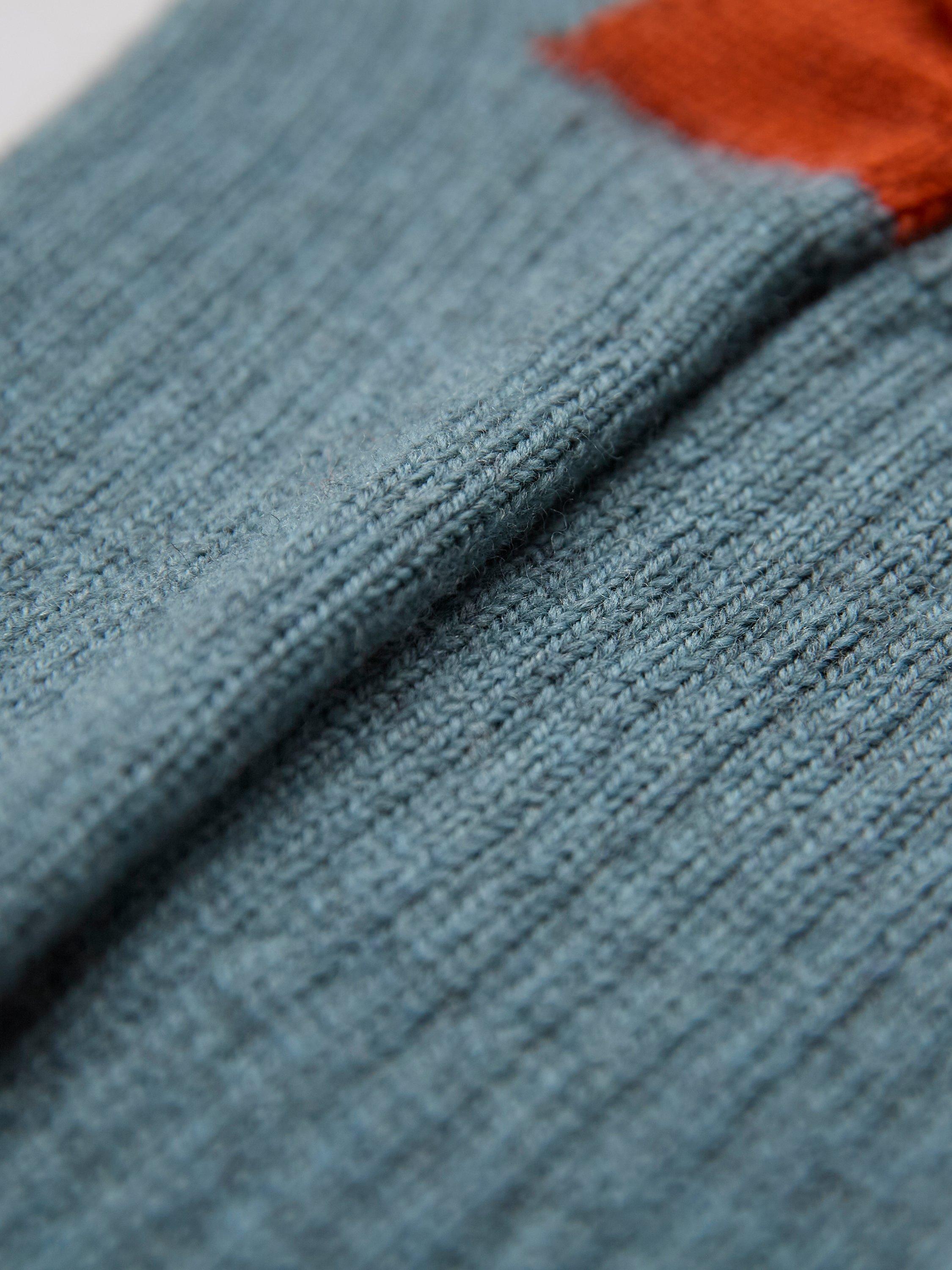 Product image 3 of 3, which shows Celtic & Co. Colour Block Pure Wool Socks, Icelandic, M