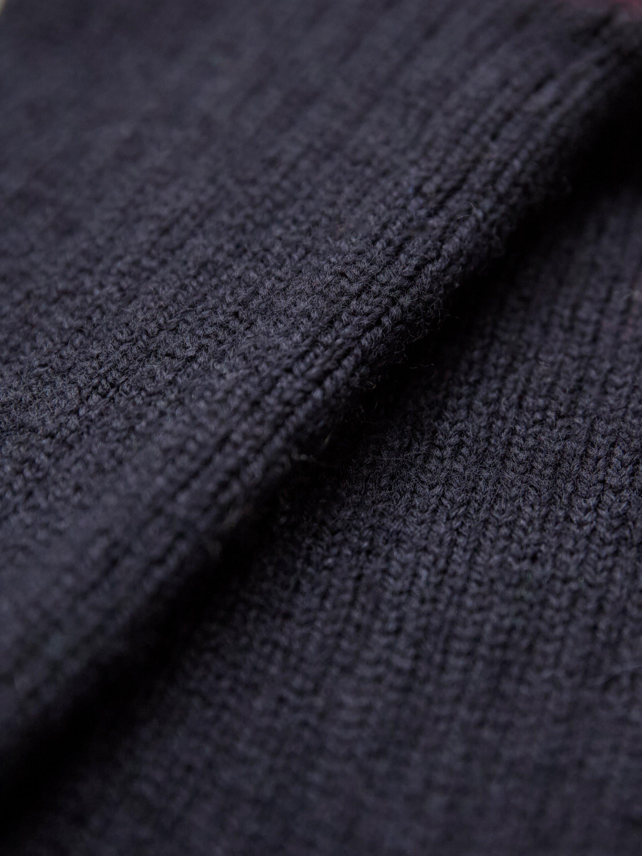 Product image 3 of 3, which shows Celtic & Co. Colour Block Pure Wool Socks, Navy, M