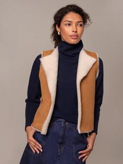 Celtic & Co. Crew Neckline Gilet, Spice