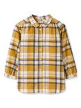 Celtic & Co. Peter Pan Cotton Check Collar Neckline Blouse