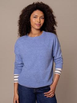 Celtic & Co. Slouch Pure Wool Jumper, Cornflower Blue, Cornflower Blue