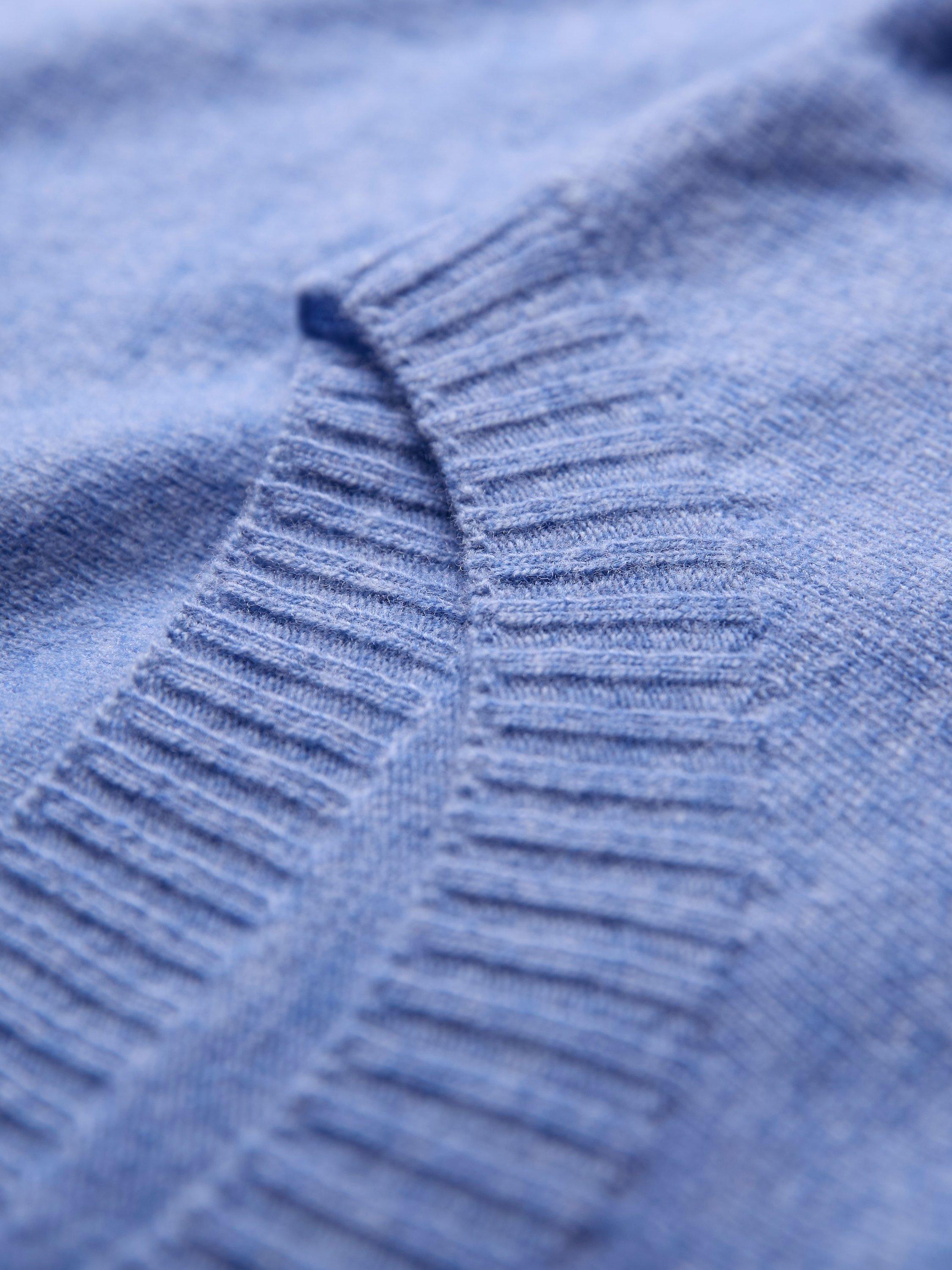Product image 3 of 7, which shows Celtic & Co. Slouch Pure Wool Jumper, Cornflower Blue, XS