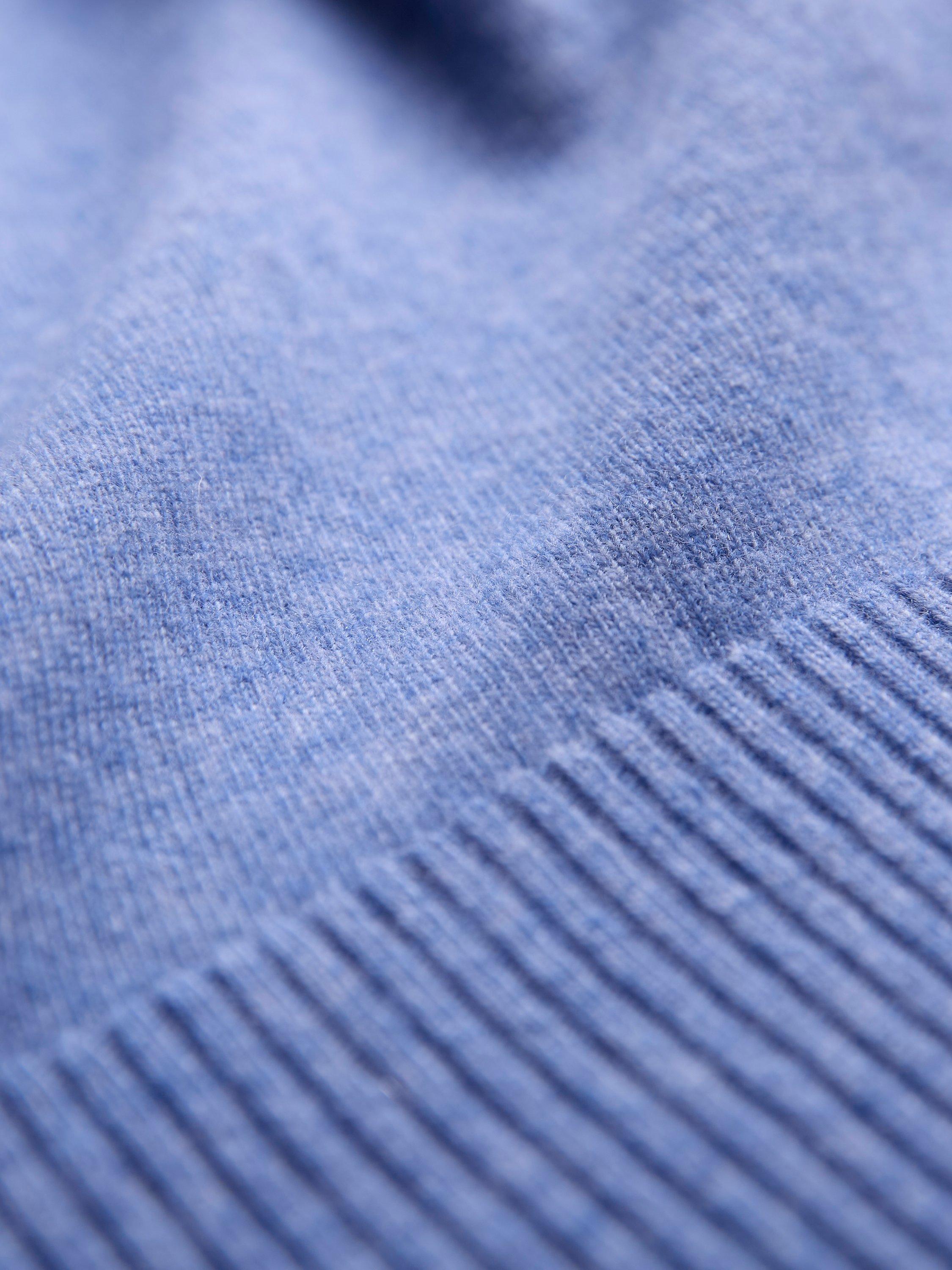 Product image 4 of 7, which shows Celtic & Co. Slouch Pure Wool Jumper, Cornflower Blue, XS