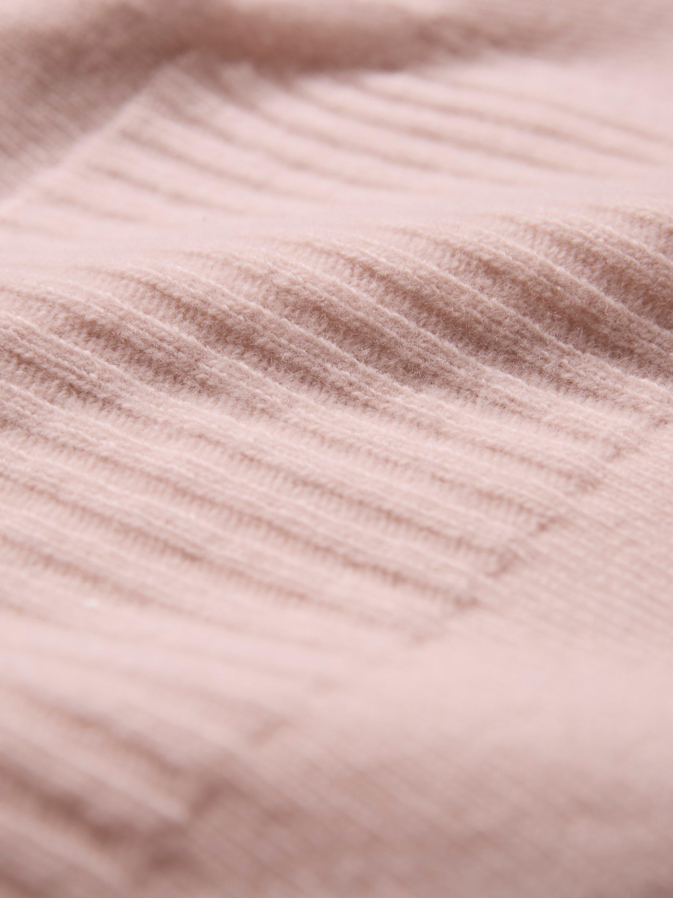 Product image 3 of 5, which shows Celtic & Co. Supersoft Cowl Neck Slouchy Wool Jumper, Peony, XS