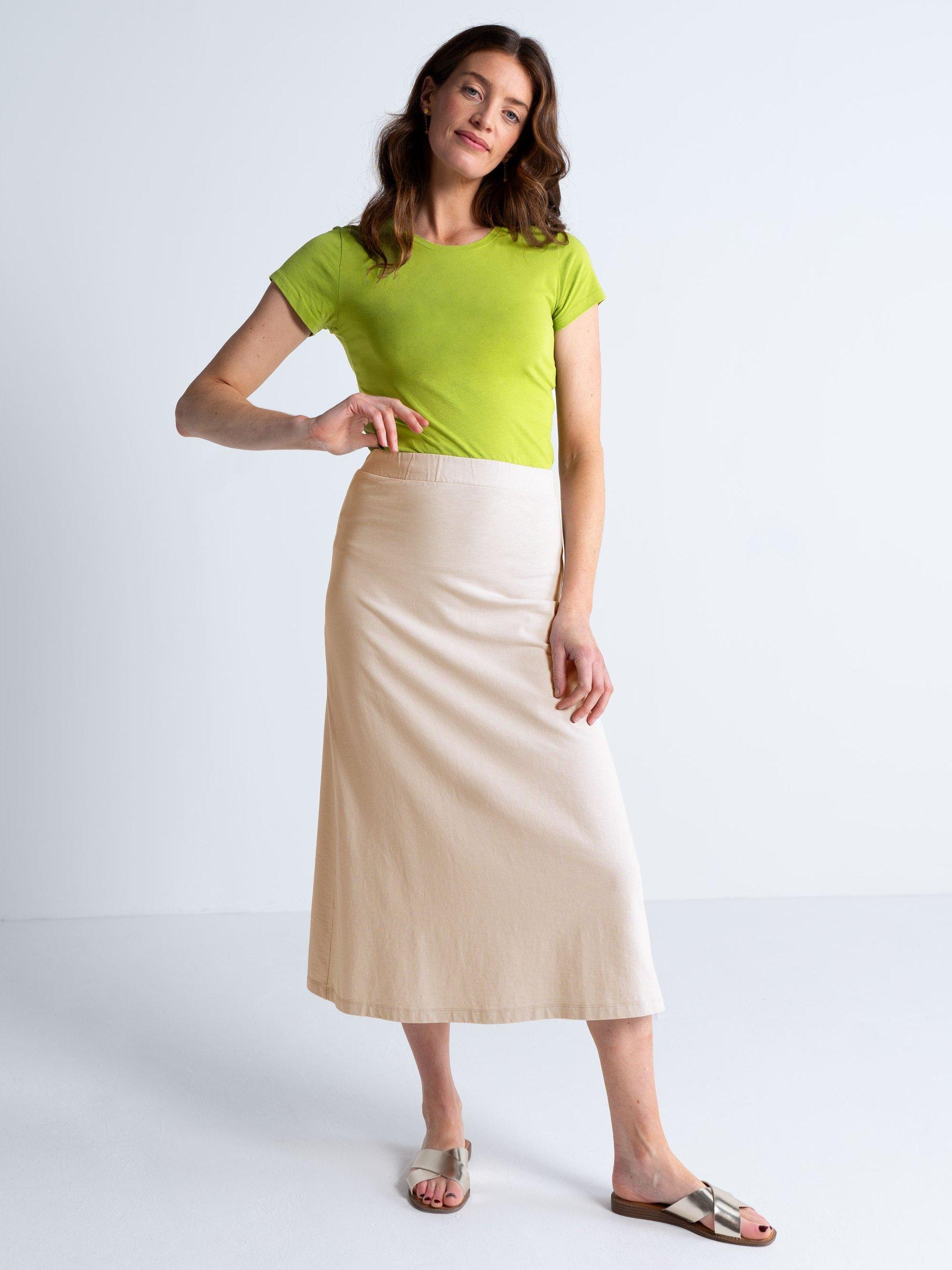 Product image 1 of 4, which shows Celtic & Co. Everyday Crew Neck T-Shirt, Lime, 8