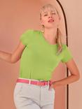 Celtic & Co. Everyday Crew Neck T-Shirt, Lime