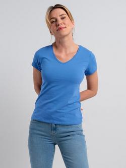 Celtic & Co. Everyday V-Neck T-Shirt - view 2, Cornflower