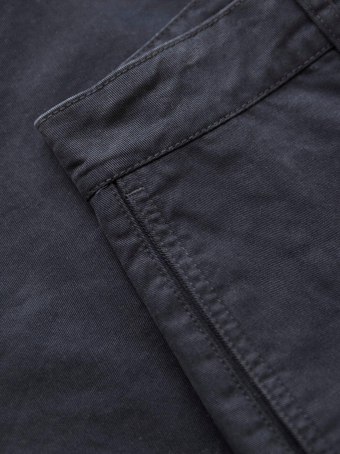 Product image 4 of 7, which shows Celtic & Co. Tailored Barrel Leg Trouser, Ink Well, 8