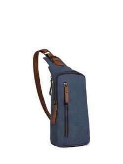 Celtic & Co. Canvas Sling Bag, Navy, Navy